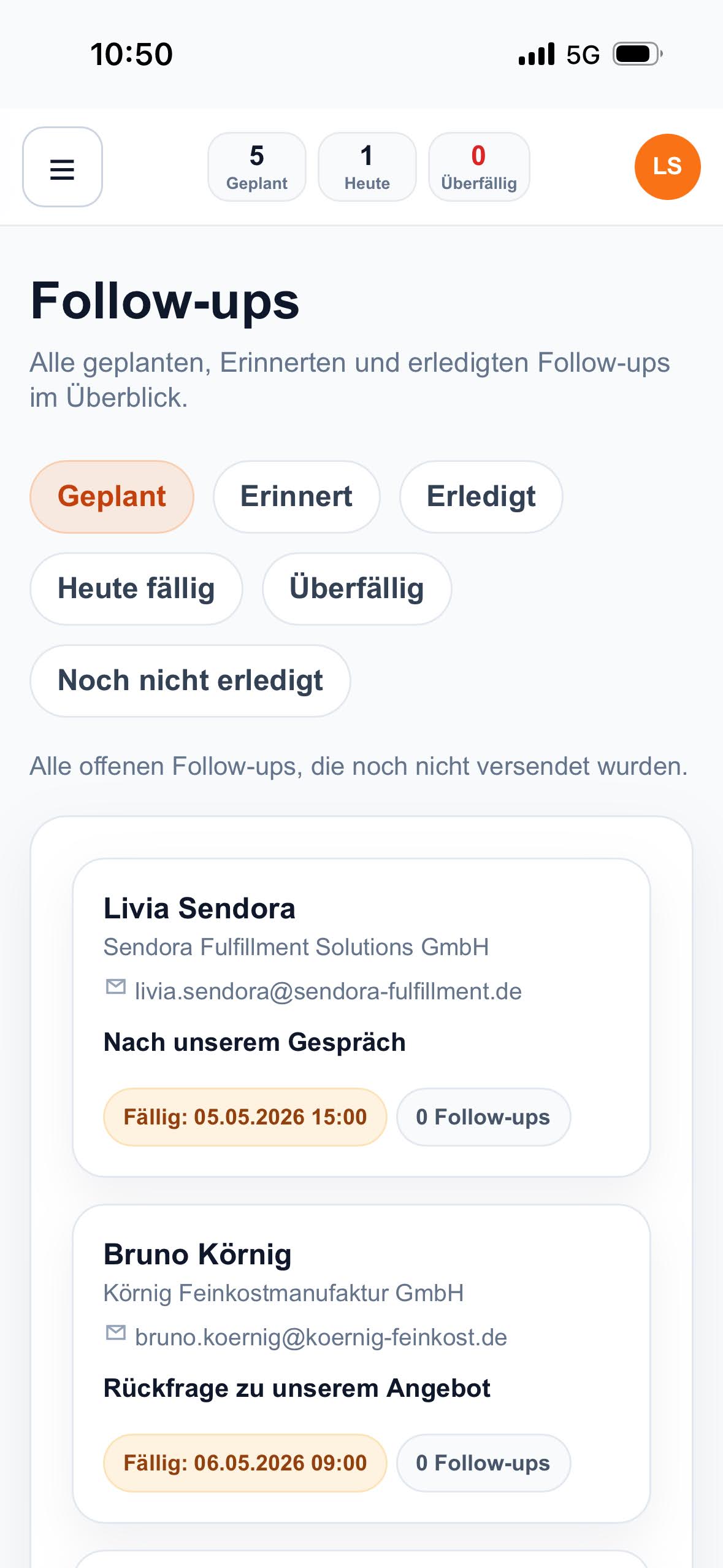 Followups